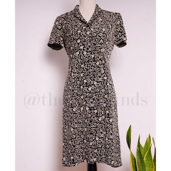 VINTAGE Floral Dress - Picture 1 of 2